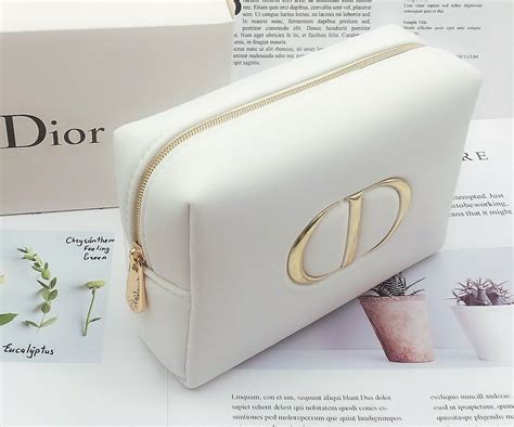 dior makeup bag round|designer Dior makeup bag.